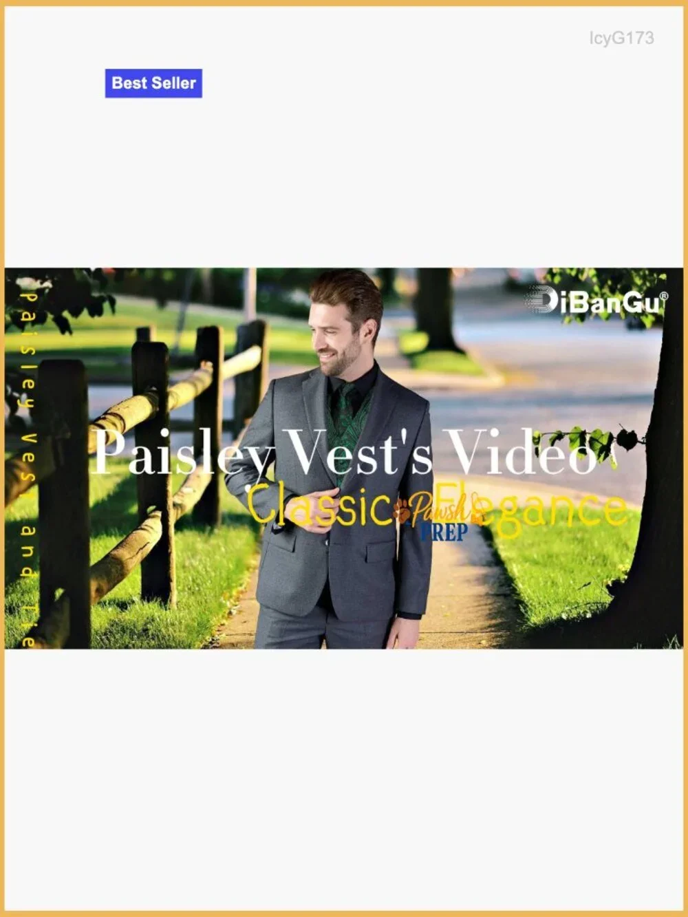 Men's Silk Vest and Tie Set 6PCS Formal Waistcoat for Wedding Party